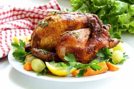 Spicy Baked Chicken With Stuffing Recipe Image